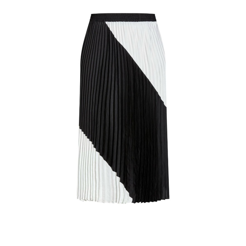 NWT - Refinity by City Chic - Crete Splice Skirt in Black & White - L (18/20)